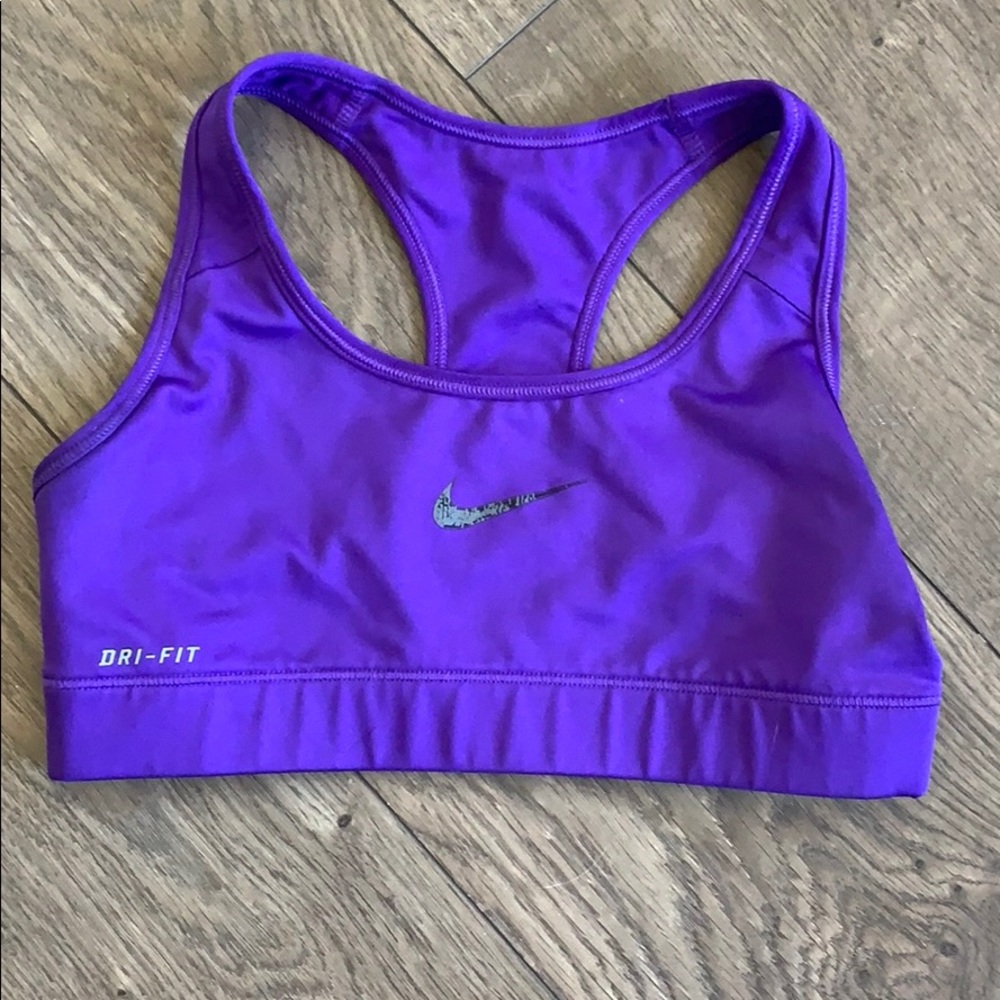 Purple Nike Sports Bra